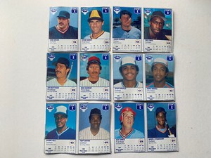 1987(47) 42 Different Kraft Home Plate Heroes Baseball Cards. 23 Panels 1 Single