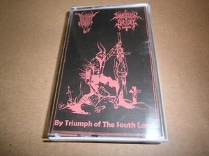 BLACK ANGEL / DIABOLICAL TORTURE - By Triumph of the South Land. Split Tape - Picture 1 of 3