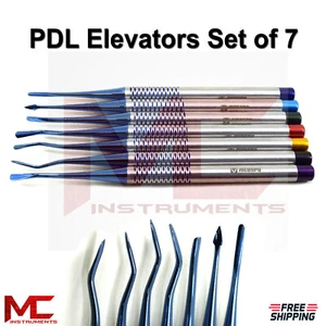 Periodontal Ligament PDL Elevators Dental Implant Surgery Tooth Extracting  - Picture 1 of 9