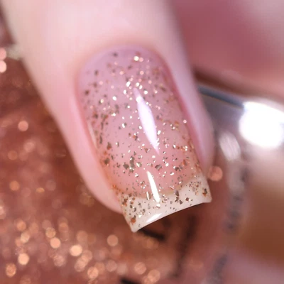 ILNP Compass - Metallic Copper Flakie Topper Nail Polish - Image 1 of 4