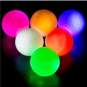 THIODOON Glow in The Dark LED Golf Balls Light up 6 Pack 6 Colors in one - Picture 1 of 10