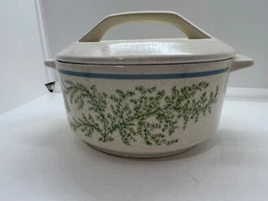 Vintage Temper-Ware by Lenox bedeckt Auflaufform 7" - ausgefallen kostenlos Schmetterling Blumen - Bild 1 von 13
