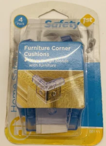 Safety 1st First Furniture Corner Cushions 4 Ct Pack Clear Baby Child Proof NEW - Picture 1 of 5
