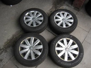 Komplettrad 215/60/R16 Orig.VW Stahlfelge/Radzierblende 6,5Jx16 ET 41 Gebraucht - Bild 1 von 7