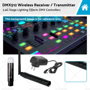 Wireless DMXController XLR Receiver Transmitter 2.4G Stage DMX512 - Picture 1 of 15