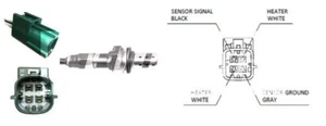 Post Cat Downstream O2 Oxygen Lambda Sensor STANDARD LLB482 - Picture 1 of 6