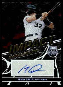2023 PANINI ELITE EXTRA EDITION IMPACT IMPRESSIONS AUTO Henry Davis Pittsburgh - Picture 1 of 2
