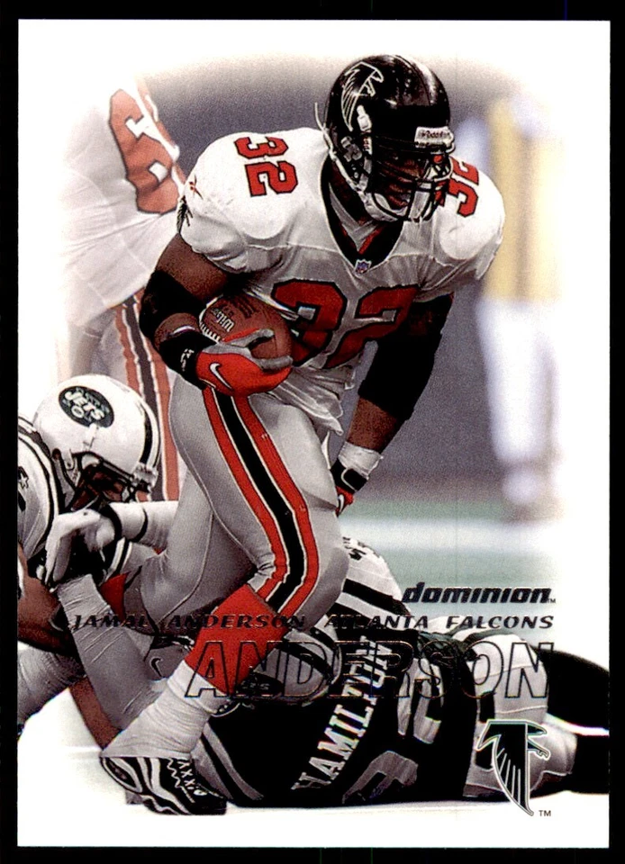 2000 FLEER DOMINION JAMAL ANDERSON ATLANTA FALCONS #131 - Image 1 of 2