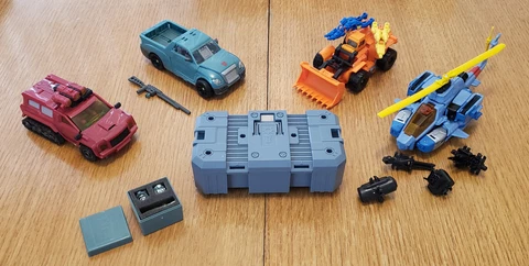 Transformers Generations lot Kup Perceptor Whirl Scoop IGear instructions!!! Cover