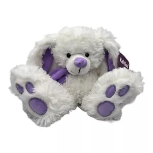 Enesco Kalidou Lavender & White Plush Bunny Rabbit Stuffed Animal France NWT - Picture 1 of 10