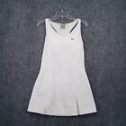 Nike Dress Womens XS White Mesh Mini Dry Fit Tennis Sports Court Active Athletic