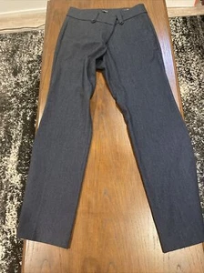 Loft Women's Size 6 Trouser Bootcut Pants Marisa Blue Polyester 1288 - Picture 1 of 11