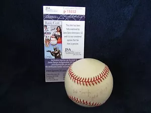 Jack Kemp (D 2009) Congressman & NFL QB Autographed ONL Baseball – JSA Cert - Foto 1 di 10