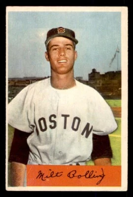 1954 Bowman Baseball #130 Milt Bolling GD *d2 - Image 1 of 2