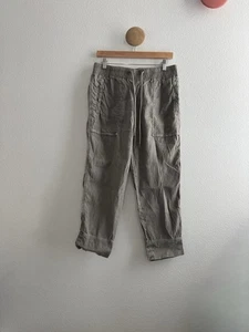 James Perse Surplus Linen Blend Utility Crop Pant Size 2 (Medium) - Picture 1 of 9