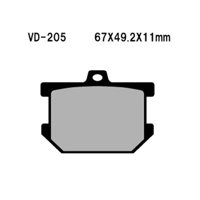 Vesrah Semi-Metallic Brake Pads [Front] Yamaha XS750 (1977-1979) - Image 1 of 2