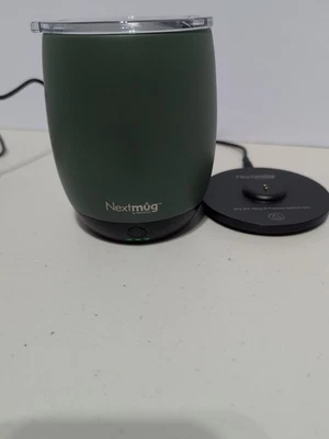 Taza de café verde militar Nextmug taza temperatura controlada autocalentamiento 14 OZ salvia Foto 1 de 4