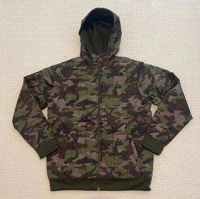 The North Face Boys Reversible Quilted Surgent Hoody - Camo - XL 18-20 - Image 1 of 4