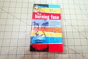 Ben Benson THE BURNING FUSE 1954 wade paris mystery book vintage BANTAM - Picture 1 of 3
