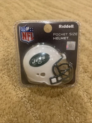 纽约喷气机队口袋尺寸 Riddell Revolution NFL 头盔全新 2009 年 6 月 — 第 1/4 张图片