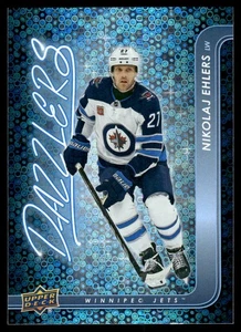 2024-25 Upper Deck Dazzlers Blue Nikolaj Ehlers Winnipeg Jets #DZ-41 - Bild 1 von 3