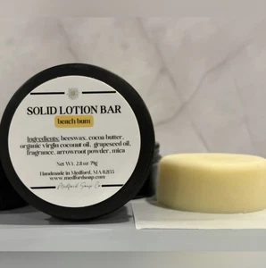 Solid Lotion Bar - Beach Bum 2,8oz NEU handgefertigt von der Medford Soap Co.  - Bild 1 von 4
