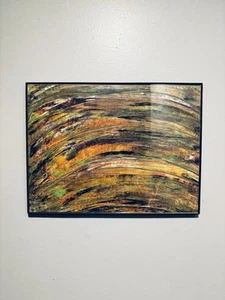 Modern Abstract Expressionist MCM Style Painting ORIGANAL 16”X12” - Picture 1 of 14