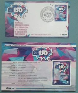 Guatemala 150 Years Of The UPU First Day Cover & Bulletin 2024-ZZIAA - Picture 1 of 8