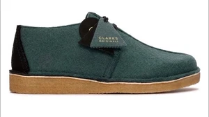 Clark’s Originals Desert Trek Filz Vegan Grün Uk Gr. 8 Selten - Bild 1 von 13