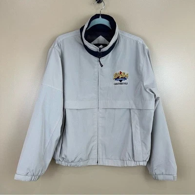 Port Authority Lady Luck Casino Embroidered Beige Khaki Legacy Jacket Medium - Image 1 of 4