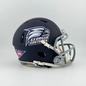 Georgia Southern Eagles CUSTOM Matte Navy Blue Mini Football Helm - Bild 1 von 4