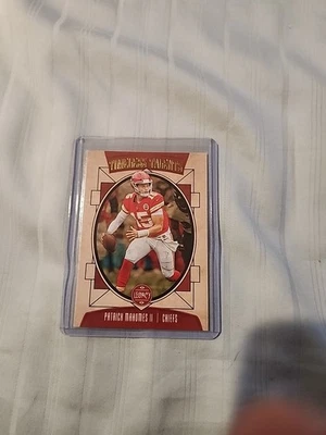 2020 Legacy Football Patrick Mahomes II Timeless Talents Insert Chiefs  - Image 1 of 2