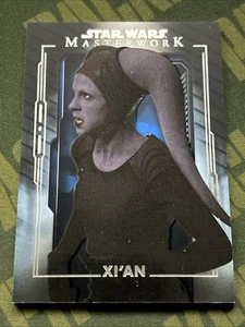 2020 Topps STAR WARS Masterwork #14 XI’AN - Blue Parallel - Picture 1 of 2