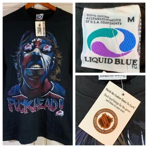 Camiseta De Colección Azul Líquido NHL Colorado Avalanche Puckhead Mediana Sin Stock - Imagen 1 de 12