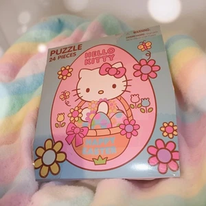 Hello Kitty 24 Piece Easter Puzzle Sanrio New Sealed - Picture 1 of 2