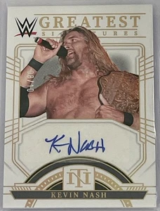 2024 Panini National Treasures - Kevin Nash - WWE Greatest Signatures - Auto /10 - Picture 1 of 2