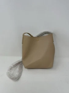 NUEVO Bolso de Hombro Samara Beige Crema con Correa Cuero Vegano Cartera Ajustable - Imagen 1 de 8