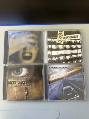 Lot Of 4 CDs 2 Nickelback, Third Eye Blind, & 3 Doors Down Great Music Foto 1 de 4