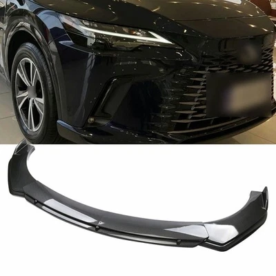 For Lexus RX350 RX350L Front Bumper Lip Splitter Spoiler Kit Carbon Fiber Look - Изображение 1 из 4