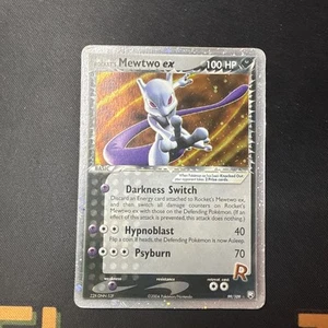 Tarjeta Pokémon - Rocket's Mewtwo ex Team Rocket Returns 99/109 Ultra Rara - Imagen 1 de 12