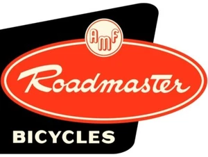 AMF Roadmaster Bicycles DIECUT NEW 28" Wide Sign USA STEEL XL Size 7 lbs - Picture 1 of 1