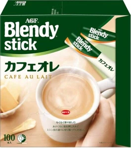  AGF  AGF Blendy Stick Cafe au lait 100 pieces [Stick coffee]  - Picture 1 of 4