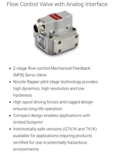 BRAND NEW Moog Servo Valve G761-3600B sn 6773 (FREE SHIPPING) - Picture 1 of 4