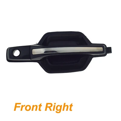 Front RH Passenger Outside Door Handle Black&Chrome For 01-06 Mitsubishi Montero Foto 1 de 4