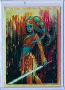 2023 Star Wars Galaxy Chrome Refractor #WSW-14 AAYLA SECURA E345 - Bild 1 von 2