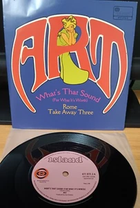 Art – What's That Sound / Rome Take Away Three - 2015 7" single excellent - Picture 1 of 2