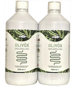 SNEP OLIVOX 2 BOTTIGLIE DA 1 LT PANCIA PIATTA SGONFIA E DRENA - Foto 1 di 1