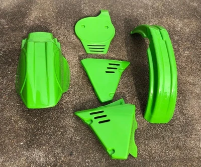 Kit plástico 82 KX80 1981 Kawasaki Vintage MX KX  Foto 1 de 4