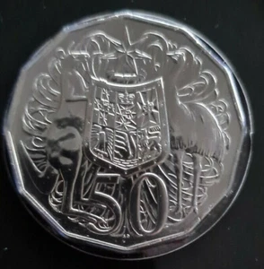2021 Australian Fifty cent 50c coin - COAT OF ARMS COA - UNC ex Mint Set - Picture 1 of 2