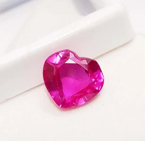 Loose Gemstone Natural Pink Sapphire Heart Shape 8.70 CT Ring Size - Picture 1 of 5